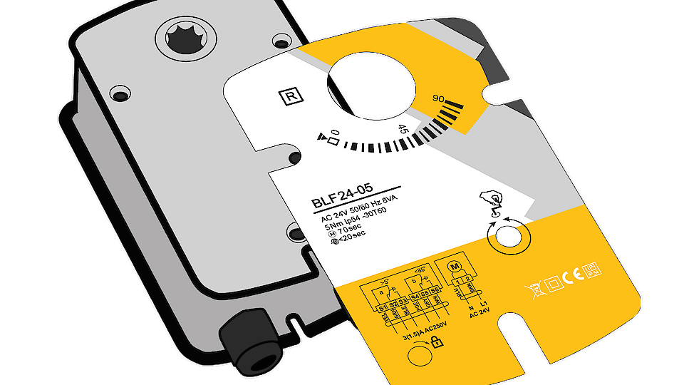 Development of electric drives with logo and brand of the customer