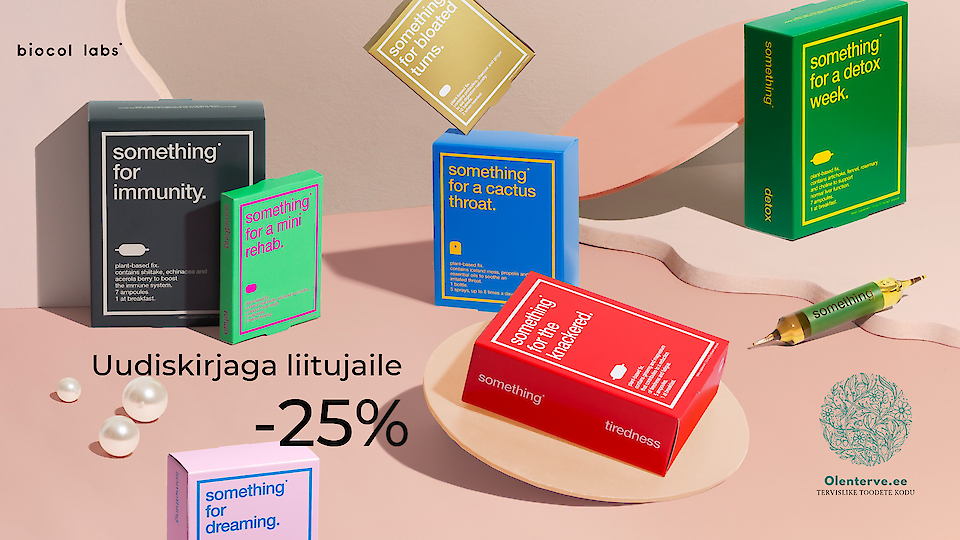 Olenterve.ee Biocol labs. and Benamor1925 product range -25%