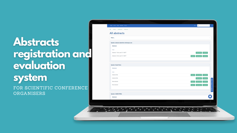 5. Submission | Abstract management platform