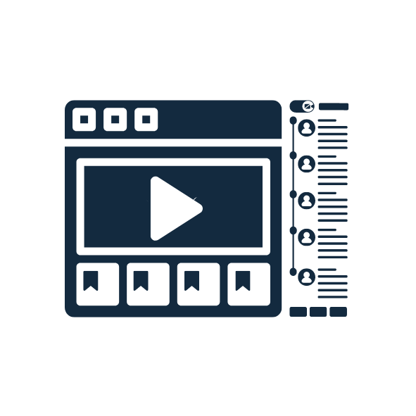 Live Streaming with Agenda and Q&A