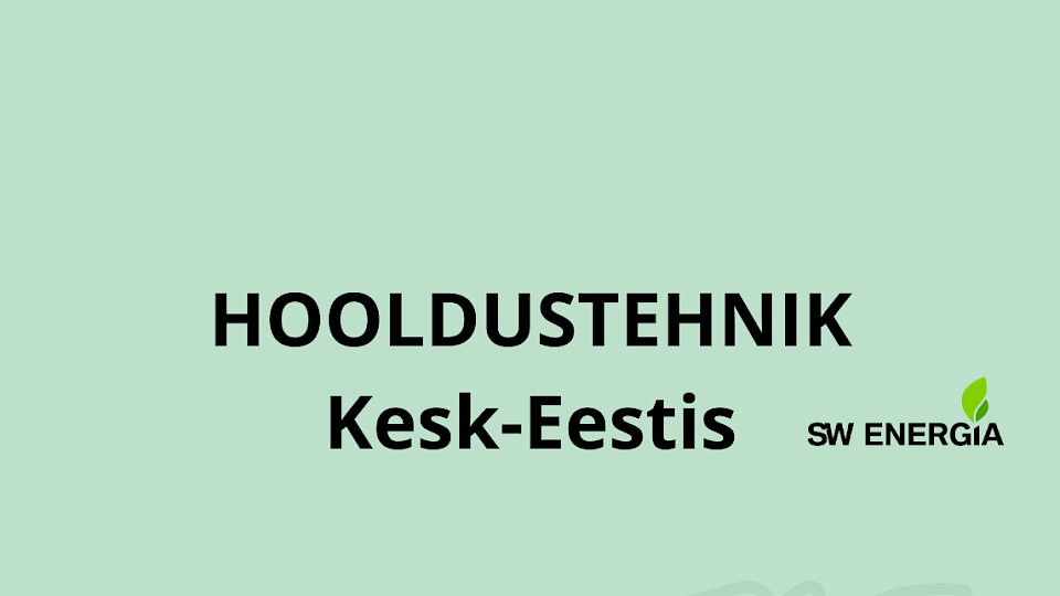 Hooldustehnik Kesk-Eestis ja Virumaal