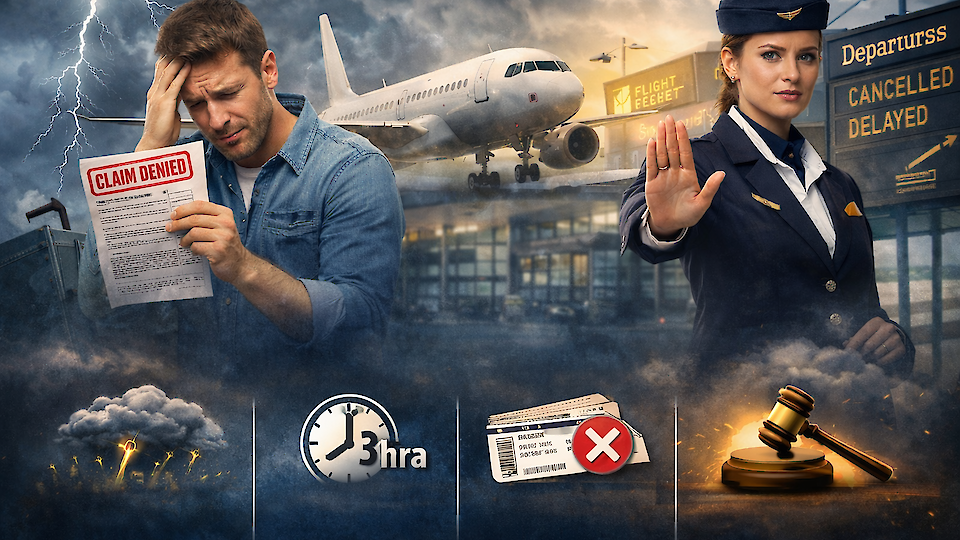 Miksi lentoyhtiöt hylkäävät lentokorvaushakemukset