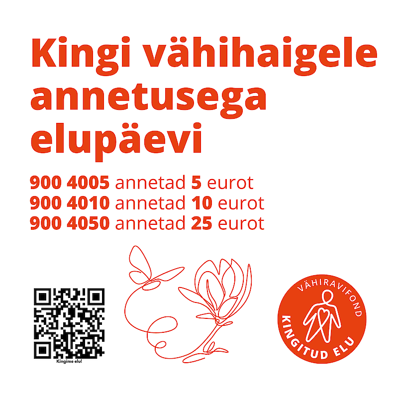 Siin on Sinu v&otilde;imalused annetamiseks.