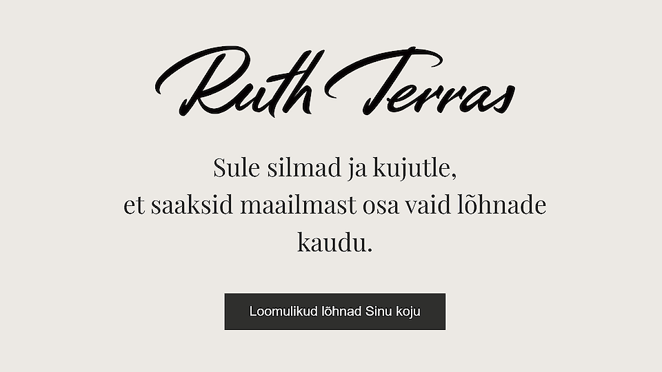 RT Terras OÜ │ Hemparfymeri