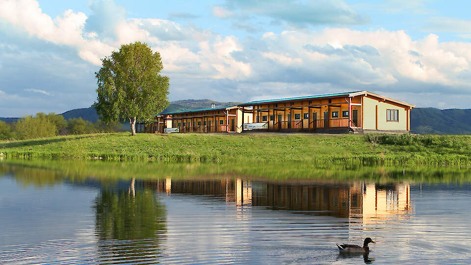 Golden time of rest in Altai